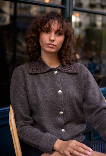 Merletto Sottile Cardigan